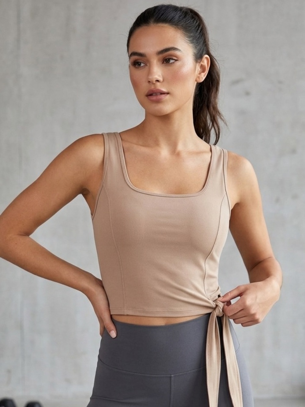 lululemon athletica Mauve Tank Crop Top